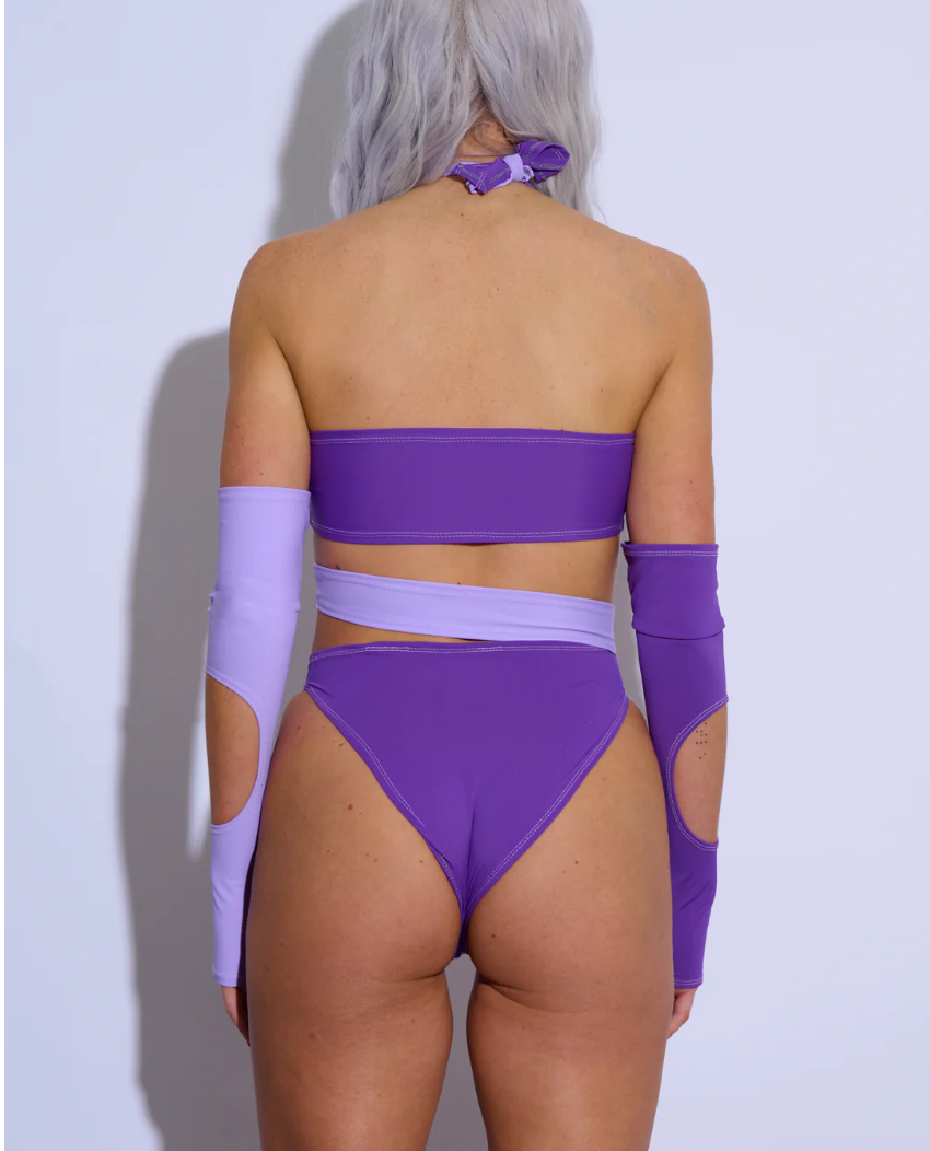 Suspex Disruption Bodysuit Purple